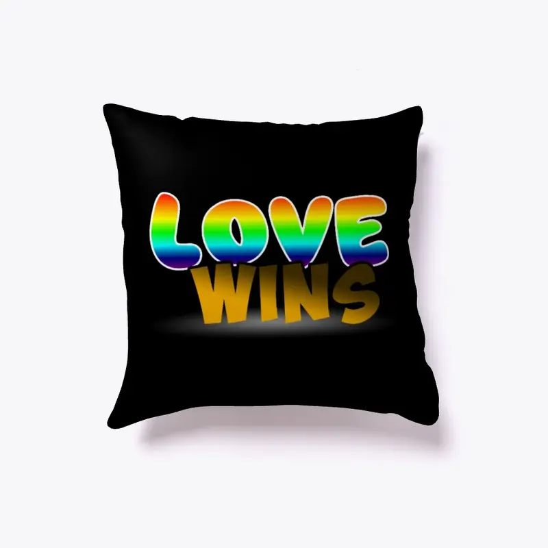 Love Wins, LGBT Gay Lesbian Sleep Pillow